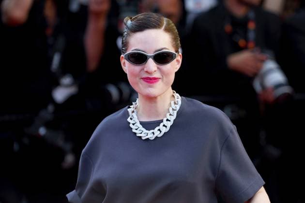 Cannes, France 18th May, 2024 Rebecca Zlotowski attends Emilia PeÌrez Screening red carpet at the 77th annual Cannes Film Festival at Palais des Festivals on May 18, 2024 in Cannes, France CINEMA 77eme Festival de Cannes Red Carpet du film Emilia Perez 18 05 2024 NorbertScanella Panoramic 
