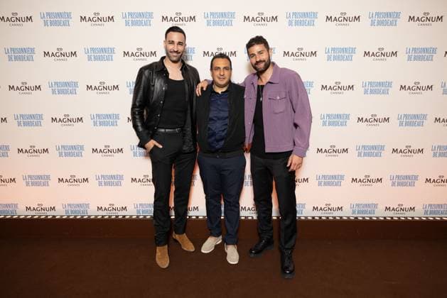 magnum day3 photocall Cyril Benzaquen, Adil Rami Photocall La Prisonniere de Bordeaux at Magnum Beach party during the 77th Cannes International Film Festival on May 18, 2024 Cannes France Jeremy Melloul Magnum Cannes via Bestimage Photocall La Prisonniere de Bordeaux at Magnum Beach party during the 77th Cannes International Film Festival on May 18, 2024 Cannes France  Copyright: xJeremyxMelloulx xMagnumxCannesxviaxBestimagexJeremyxMelloulx xMagnumxCannesxviaxBestimagex
