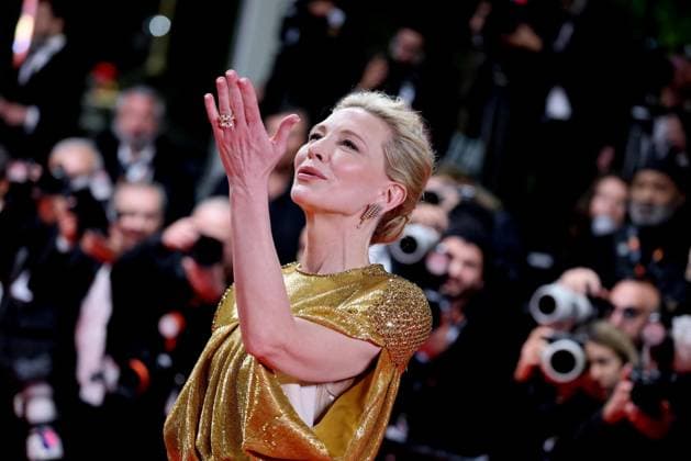 J MontÃ e des marches du film Â Rumours Â lors du 77eme Festival International du Film de Cannes Cate Blanchett MontÃ e des marches du film Â Rumours Â lors du 77eme Festival International du Film de Cannes, au Palais des Festivals Ã Cannes On may 18th 2024 Jacovides Moreau Bestimage Red carpet of the movie Â Rumours Â during the 77th Cannes International Film Festival at the Palais des Festivals in Cannes, France On may 18th 2024 Cannes France  Copyright: xJACOVIDES-MOREAUx xBESTIMAGExJACOVIDES-MOREAUx xBESTIMAGEx