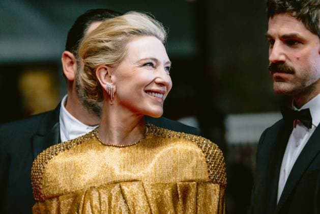 77eme Festival International du Film de Cannes Montee des marches du film Rumours 77th International Cannes Film Festival Red carpet of Rumours movie 305158 2024 05 18 Alpes Maritimes Cannes France Blanchett, Cate  Copyright: xTerencexBaelenx STAR_305158_009
