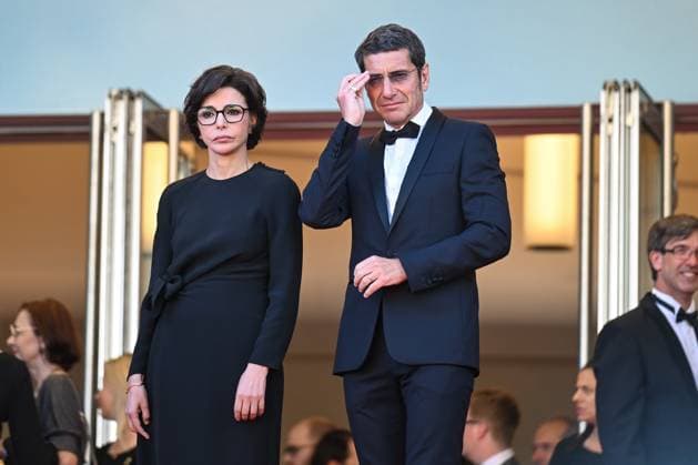 77eme Festival International du Film de Cannes Marches du film Emilia Perez 77th International Cannes Film Festival Red carpet of Emilia Perez movie Festival de Cannes 2024 77e Ã dition Montee Emilia Perez Rachida Dati, David Lisnard 305160 2024 05 18 Cannes France  Copyright: xLionelxGuericolas MPPx STAR_305160_025