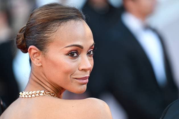 77eme Festival International du Film de Cannes Marche du film Emilia Perez 77th International Cannes Film Festival Red carpet of Emilia Perez movie Festival de Cannes 2024 77e Ã dition Montee Emilia Perez Zoe Saldana 305160 2024 05 18 Cannes France  Copyright: xLionelxGuericolas MPPx STAR_305160_041