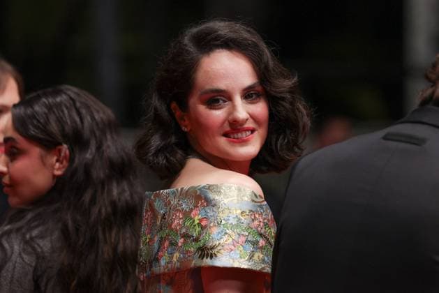Cannes Les Femmes Au Balcon Screening DB NoÃ mie Merlant attends the Les Femmes Au Balcon (The Balconettes) Red Carpet at the 77th annual Cannes Film Festival at Palais des Festivals on May 18, 2024 in Cannes, France. ( Photo by David Boyer ABACAPRESS.COM Cannes France  Copyright: xBoyerxDavid ABACAx