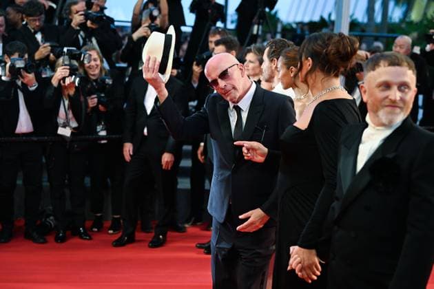 77eme Festival International du Film de Cannes Marches du film Emilia Perez 77th International Cannes Film Festival Red carpet of Emilia Perez movie Festival de Cannes 2024 77e Ã dition descente Emilia Perez Jacques Audiard 305160 2024 05 18 Cannes France  Copyright: xLionelxGuericolas MPPx STAR_305160_188