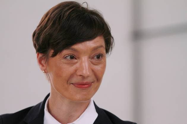 Dresden, Saxony, Germany, 18 05 2024 Laubegast shipyard State party conference Alliance Sahra Wagenknecht BSW Doreen Voigt Copyright: xdtsxNachrichtenagenturx dts_37343