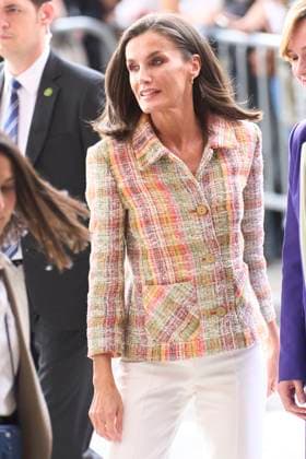 18-05-2024 Zaragoza Queen Letizia attend the final of the Spanish Copa de su Majestad Football 2023 2024 between FC Barcelona and Real Sociedad at the La Romareda in Zaragoza. No Spain Â  Copyright: xPPEx