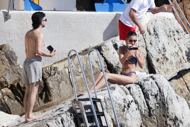 Bella Hadid At Eden Roc - Antibes Bella Hadid at Eden Roc hotel in Antibes, France on May 18, 2024, during the 77th annual Cannes film festival. Photo by ABACAPRESS.COM Antibes France  Copyright: xABACAx