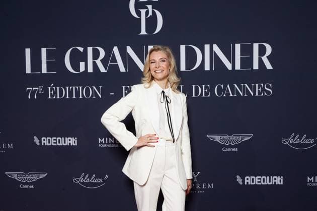 Photocall of the gala evening Le Grand Diner at the Palais Bulles in ThÃ oule sur mer Louise Ekland Photocall of the gala evening Le Grand Diner at the Palais Bulles in ThÃ oule sur mer during the 77th Cannes International Film Festival on May 18, 2024 Christophe Clovis Bestimage Photocall of the gala evening Le Grand Diner at the Palais Bulles in ThÃ oule sur mer during the 77th Cannes International Film Festival on May 18, 2024  Copyright: xChristophexClovisx xBestimagexChristophexClovisx xBestimagex