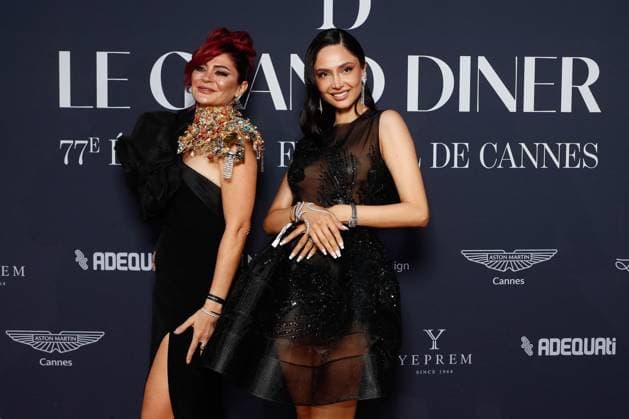 Photocall for the Grand Diner gala evening at the Palais Bulles in ThÃ oule sur mer Vima Chakardemian, designer of the Yeprem jewelry brand, embellished the evenings VIP ladies, Patricia Contreras Photocall of the gala evening Le Grand Diner at the Palais Bulles in ThÃ oule sur mer during the 77th Cannes International Film Festival on May 18, 2024 Christophe Clovis Bestimage Photocall of the gala evening Le Grand Diner at the Palais Bulles in ThÃ oule sur mer during the 77th Cannes International Film Festival on May 18, 2024  Copyright: xChristophexClovisx xBestimagexChristophexClovisx xBestimagex