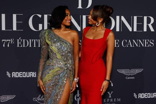 Photocall for the Grand Diner gala evening at the Palais Bulles in ThÃ oule sur mer ClÃ mence Botino miss France 2020 , Indira Ampiot miss France 2023 Photocall of the gala evening Le Grand Diner at the Palais Bulles in ThÃ oule sur mer during the 77th Cannes International Film Festival on May 18, 2024 Christophe Clovis Bestimage Photocall of the gala evening Le Grand Diner at the Palais Bulles in ThÃ oule sur mer during the 77th Cannes International Film Festival on May 18, 2024  Copyright: xChristophexClovisx xBestimagexChristophexClovisx xBestimagex
