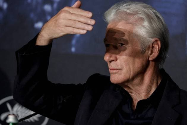 Cannes - Oh, Canada Press Conference Richard Gere attending Oh, Canada press conference during the 77th annual Cannes Film Festival at the Palais des Festivals, in Cannes France, on May 18 2024. Photo by JM Haedrich Pool ABACAPRESS.COM Cannes France  Copyright: xPool ABACAx
