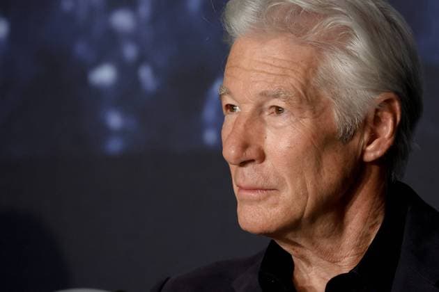 Cannes - Oh, Canada Press Conference Richard Gere attending Oh, Canada press conference during the 77th annual Cannes Film Festival at the Palais des Festivals, in Cannes France, on May 18 2024. Photo by JM Haedrich Pool ABACAPRESS.COM Cannes France  Copyright: xPool ABACAx