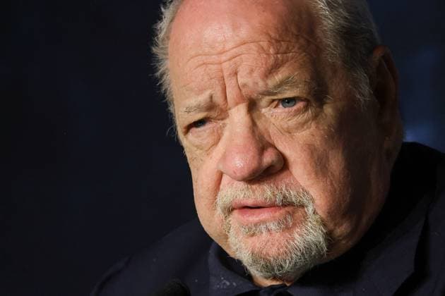 Cannes - Oh, Canada Press Conference Paul Schrader attending Oh, Canada press conference during the 77th annual Cannes Film Festival at the Palais des Festivals, in Cannes France, on May 18 2024. Photo by JM Haedrich Pool ABACAPRESS.COM Cannes France  Copyright: xPool ABACAx
