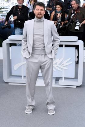 Cannes, France: Cannes, 77th Cannes Film Festival 2024 Photocall film Le proces du chien (Dog on trial) In the photo: Pierre Deladonchamps Cannes France  - ZUMAp169 20240519_zea_p169_166 Copyright: xAlbertoxTerenghix