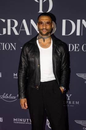 Cannes - Le Grand Diner Gala - Theoule sur Mer Etienne Sekola at the Grand Dinner for the 77th edition of the Cannes Film Festival around a gala with the artist Slimane in the exceptional setting of Pierre Cardin s Palais Bulles in ThÃ oule-sur-Mer, France, on Saturday, May 18, 2024.. Photo by Cyril CHATEAU ABACAPRESS.COM  Copyright: xChateauxCyril ABACAx