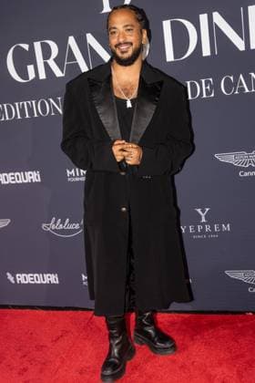 Cannes - Le Grand Diner Gala - Theoule sur Mer Slimane at the Grand Dinner for the 77th edition of the Cannes Film Festival around a gala with the artist Slimane in the exceptional setting of Pierre Cardin s Palais Bulles in ThÃ oule-sur-Mer, France, on Saturday, May 18, 2024.. Photo by Cyril CHATEAU ABACAPRESS.COM  Copyright: xChateauxCyril ABACAx