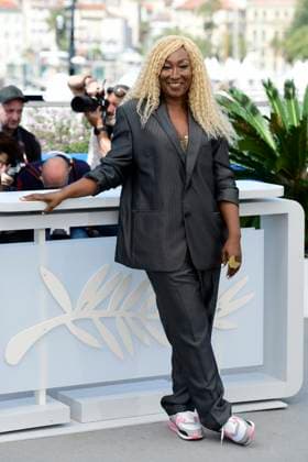 CANNES, FRANCE MAY 19 G D Nadege BEAUSSON DIAGNE, actress, during the photocall of the film Â Les femmes au balcon Â screened in Midnight Seance at the 77th Cannes Film Festival at the Palais des Festivals on May 19, 2024 in Cannes, France CELEBRITES 77eme Festival de Cannes Photocall 19 05 2024 ValentinaClaret Panoramic 
