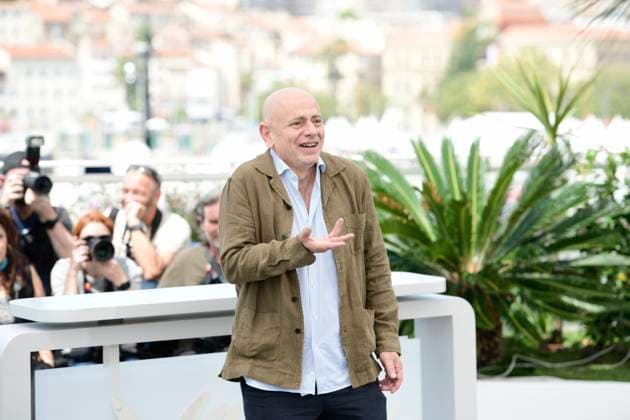 CANNES, FRANCE MAY 19 G D Rolando RAVELLO, actor, during the photocall of the film Rumors projected Hors Competition at the 77th Cannes Film Festival at the Palais des Festivals on May 19, 2024 in Cannes, France CELEBRITES 77eme Festival de Cannes Photocall 19 05 2024 ValentinaClaret Panoramic 