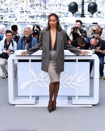 77th Cannes Film Festival 2024 Photocall film Emilia Perez Cannes, 77th Cannes Film Festival 2024 Photocall film Emilia Perez In the photo: Zoe Saldana Cannes France  Copyright: xIPA ABACAx