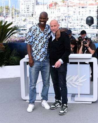 Cannes, France: Cannes, 77th Cannes Film Festival 2024 Photocall film Ã¢â‚¬oeLe procoÂ¨s du chienÃ¢â‚¬Â (Dog on trial) In the photo: Jean-Pascal Zadi, FranoÂßois Damiens Cannes France  - ZUMAp169 20240519_zea_p169_604 Copyright: xAlbertoxTerenghix