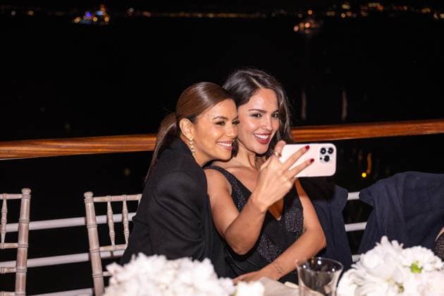 Cannes - Women In Cinema Gala AAR L-R : Eva Longoria and Eiza Gonzalez attend the ?Women In Cinema? gala at hotel Eden Roc at Cap d?Antibes, as part of 77th edition of Cannes Film Festival, in Cannes, France, on May 18, 2024. Photo by Ammar Abd Rabbo ABACAPRESS.COM Cannes France  Copyright: xAbdxRabboxAmmar ABACAx