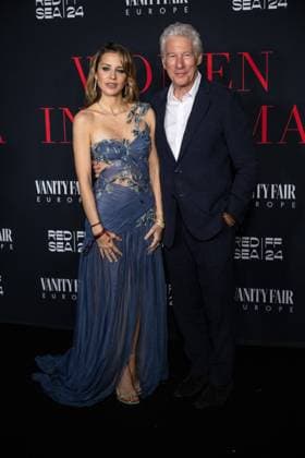 Cannes - Women In Cinema Gala Richard Gere and wife Alejandra Silva attend the ?Women In Cinema? gala at hotel Eden Roc at Cap d?Antibes, as part of 77th edition of Cannes Film Festival, in Cannes, France, on May 18, 2024. Photo by Ammar Abd Rabbo ABACAPRESS.COM Antibes France  Copyright: xAbdxRabboxAmmar ABACAx