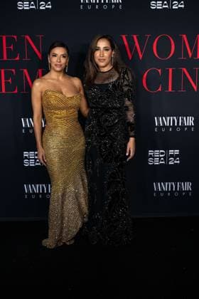 Cannes - Women In Cinema Gala Eva Longoria and Jomana Al Rashid attend the ?Women In Cinema? gala at hotel Eden Roc at Cap d?Antibes, as part of 77th edition of Cannes Film Festival, in Cannes, France, on May 18, 2024. Photo by Ammar Abd Rabbo ABACAPRESS.COM Antibes France  Copyright: xAbdxRabboxAmmar ABACAx