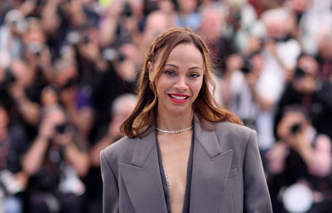 Photocall du film Emilia Perez lors du 77eme Festival International du Film de Cannes Zoe Saldana Photocall du film Emilia Perez lors du 77eme Festival International du Film de Cannes le 19 mai 2024 Jacovides Moreau Bestimage Photocall for the film Emilia Perez at the 77th Cannes International Film Festival on 19 May 2024 Cannes France  Copyright: xJACOVIDES-MOREAUx xBESTIMAGExJACOVIDES-MOREAUx xBESTIMAGEx