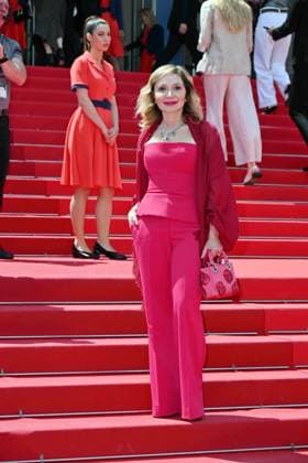 Cannes, France: Cannes, 77th Cannes Film Festival 2024, Red Carpet Limonov - The Ballad In the photo: Silvia Damiani Cannes France  - ZUMAp169 20240519_zea_p169_862 Copyright: xManuelexMangiarottix
