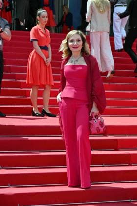 Cannes, France: Cannes, 77th Cannes Film Festival 2024, Red Carpet Limonov - The Ballad In the photo: Silvia Damiani Cannes France  - ZUMAp169 20240519_zea_p169_863 Copyright: xManuelexMangiarottix