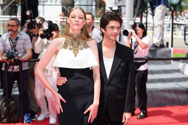 Cannes Limonov The Ballad Red Carpet NG Ben Whishaw and Victoria Miroshnichenko attending the ?Limonov The Ballad? Screening and Red Carpet at Palais Des Festivals in Cannes, France on May 19 2024 as part of the 77th Cannes Film Festival. Photo by Nicolas Genin ABACAPRESS.COM Cannes France  Copyright: xGeninxNicolas ABACAx
