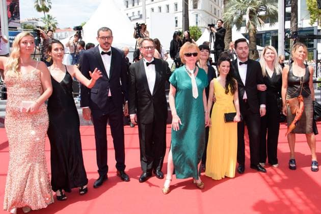 Cannes Limonov The Ballad Red Carpet NG Guests attending the ?Limonov The Ballad? Screening and Red Carpet at Palais Des Festivals in Cannes, France on May 19 2024 as part of the 77th Cannes Film Festival. Photo by Nicolas Genin ABACAPRESS.COM Cannes France  Copyright: xGeninxNicolas ABACAx