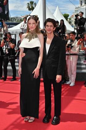 Cannes, 77th Cannes Film Festival 2024, Red Carpet Limonov - The Ballad Cannes, 77th Cannes Film Festival 2024, Red Carpet Limonov - The Ballad In the photo: Ben Whishaw, Victoria Miroshnichenko Cannes France  Copyright: xIPA ABACAx