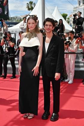Cannes, 77th Cannes Film Festival 2024, Red Carpet Limonov - The Ballad Cannes, 77th Cannes Film Festival 2024, Red Carpet Limonov - The Ballad In the photo: Ben Whishaw, Victoria Miroshnichenko Cannes France  Copyright: xIPA ABACAx