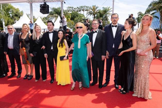 Cannes - Limonov - The Ballad Screening Guests attend the Limonov - The Ballad Red Carpet at the 77th annual Cannes Film Festival at Palais des Festivals on May 19, 2024 in Cannes, France. Photo by Shootpix ABACAPRESS.COM Cannes France  Copyright: xShootpix ABACAx