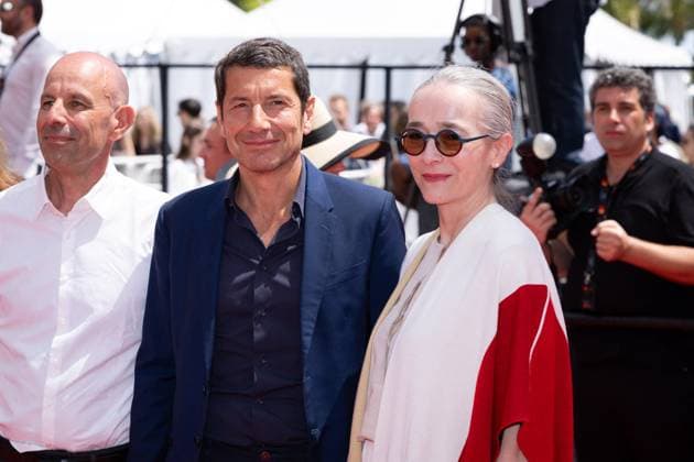 Cannes - Limonov - The Ballad Screening Delphine Ernotte and David Lisnard attend the Limonov - The Ballad Red Carpet at the 77th annual Cannes Film Festival at Palais des Festivals on May 19, 2024 in Cannes, France. Photo by Shootpix ABACAPRESS.COM Cannes France  Copyright: xShootpix ABACAx