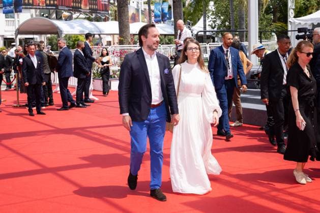 Cannes - Limonov - The Ballad Screening Aurore BergÃ and Gregory Besson-Moreau attends the Limonov - The Ballad Red Carpet at the 77th annual Cannes Film Festival at Palais des Festivals on May 19, 2024 in Cannes, France. Photo by Shootpix ABACAPRESS.COM Cannes France  Copyright: xShootpix ABACAx