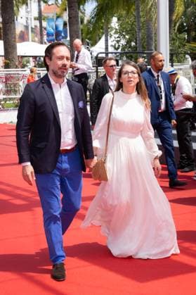 Cannes - Limonov - The Ballad Screening Aurore BergÃ and Gregory Besson-Moreau attends the Limonov - The Ballad Red Carpet at the 77th annual Cannes Film Festival at Palais des Festivals on May 19, 2024 in Cannes, France. Photo by Shootpix ABACAPRESS.COM Cannes France  Copyright: xShootpix ABACAx