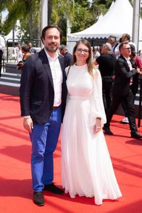 Cannes - Limonov - The Ballad Screening Aurore BergÃ and Gregory Besson-Moreau attends the Limonov - The Ballad Red Carpet at the 77th annual Cannes Film Festival at Palais des Festivals on May 19, 2024 in Cannes, France. Photo by Shootpix ABACAPRESS.COM Cannes France  Copyright: xShootpix ABACAx