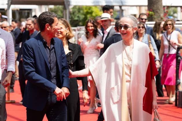 Cannes - Limonov - The Ballad Screening Delphine Ernotte and David Lisnard attend the Limonov - The Ballad Red Carpet at the 77th annual Cannes Film Festival at Palais des Festivals on May 19, 2024 in Cannes, France. Photo by Shootpix ABACAPRESS.COM Cannes France  Copyright: xShootpix ABACAx