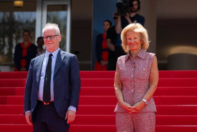 Cannes - Limonov - The Ballad Screening Thierry Fremaux, Iris Knobloch attend the Limonov - The Ballad Red Carpet at the 77th annual Cannes Film Festival at Palais des Festivals on May 19, 2024 in Cannes, France. Photo by Shootpix ABACAPRESS.COM Cannes France  Copyright: xShootpix ABACAx
