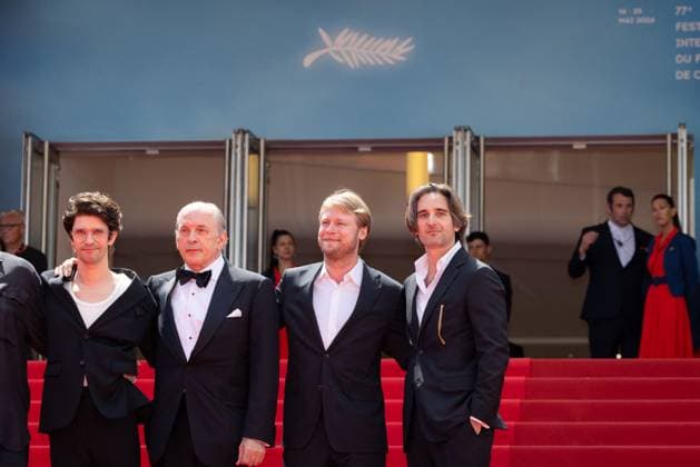 Cannes - Limonov - The Ballad Screening Kirill Serebrennikov, Ben Whishaw, Tomas Arana, Ilya Stewart and Dimitri Rassam attend the Limonov - The Ballad Red Carpet at the 77th annual Cannes Film Festival at Palais des Festivals on May 19, 2024 in Cannes, France. Photo by Shootpix ABACAPRESS.COM Cannes France  Copyright: xShootpix ABACAx