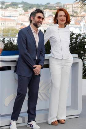 Le Proces Du Chien (Dog On Trial) photocall in Cannes CANNES, FRANCE - MAY 19: Laetitia Dosch and Mathieu Demy at the Le Proces Du Chien (Dog On Trial) photocall, at the 77th annual Cannes Film Festival at Palais des Festivals on May 19, 2024 in Cannes, France. CAP GOL GOL Cannes Provence-Alpes-CÃ te d Azur France Copyright: xRickxGold CapitalxPicturesx