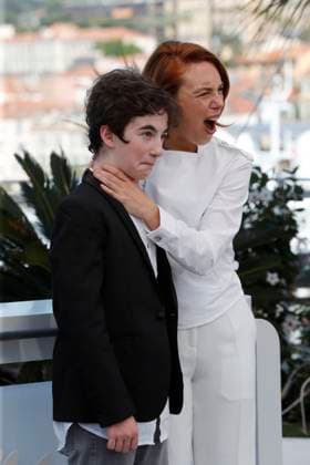 Le Proces Du Chien (Dog On Trial) photocall in Cannes CANNES, FRANCE - MAY 19: Laetitia Dosch and Tom Fiszelson at the Le Proces Du Chien (Dog On Trial) photocall, at the 77th annual Cannes Film Festival at Palais des Festivals on May 19, 2024 in Cannes, France. CAP GOL GOL Cannes Provence-Alpes-CÃ te d Azur France Copyright: xRickxGold CapitalxPicturesx