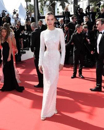 Cannes, 77th Cannes Film Festival 2024, Red carpet film Horizon: An American Saga In the photo: Josephine Skriver  Copyright: xAlbertoxTerenghix xipa-agency.nex xPoolxPhotoxEventsx03x IPA_Agency_IPA46265845