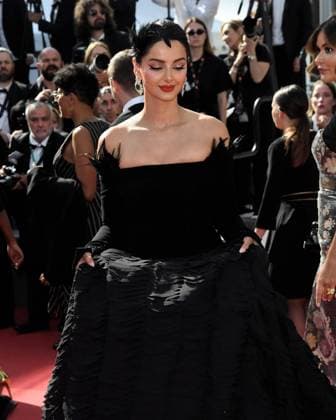 Cannes, 77th Cannes Film Festival 2024, Day 6 - Red carpet film Horizon: An American Saga Cannes, 77th Cannes Film Festival 2024, Red carpet film Horizon: An American Saga In the photo: Mahlagha Jaberi Cannes France  Copyright: xIPA ABACAx