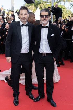 B MontÃ e des marches du film Â Horizon An american saga Â lors du 77eme Festival International du Film de Cannes Richard Orlinski, StÃ phane Hasbanian MontÃ e des marches du film Â Horizon An american saga Â lors du 77eme Festival International du Film de Cannes, au Palais des Festivals Ã Cannes Le 19 mai 2024 Olivier Borde Bestimage Red carpet of the movie Â Horizon An american saga Â during the 77th Cannes International Film Festival at the Palais des Festivals in Cannes, France On may 18th 2024 Cannes France  Copyright: xOLIVIERxBORDEx xBESTIMAGExOLIVIERxBORDEx xBESTIMAGEx