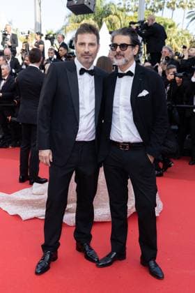 B MontÃ e des marches du film Â Horizon An american saga Â lors du 77eme Festival International du Film de Cannes Richard Orlinski, StÃ phane Hasbanian MontÃ e des marches du film Â Horizon An american saga Â lors du 77eme Festival International du Film de Cannes, au Palais des Festivals Ã Cannes Le 19 mai 2024 Olivier Borde Bestimage Red carpet of the movie Â Horizon An american saga Â during the 77th Cannes International Film Festival at the Palais des Festivals in Cannes, France On may 18th 2024 Cannes France  Copyright: xOLIVIERxBORDEx xBESTIMAGExOLIVIERxBORDEx xBESTIMAGEx