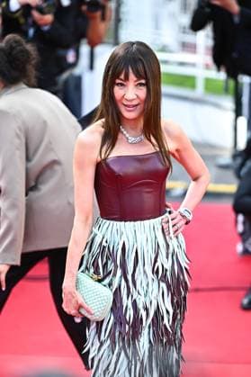News - Horizon : An American Saga Red Carpet - The 77th Annual Cannes Film Festival Michelle Yeoh attends the Horizon: An American Saga Red Carpet at the 77th annual Cannes Film Festival at Palais des Festivals on May 19, 2024 in Cannes, France Cannes Palais des Festival France Copyright: xStefanosxKyriazisx xLiveMediax LPN_1362645