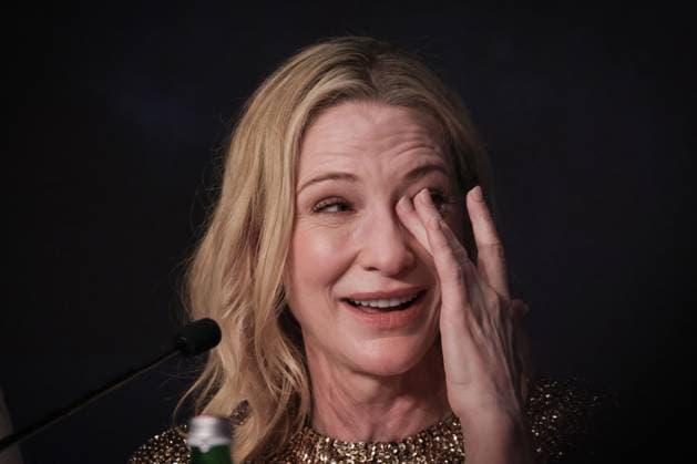 Cannes Rumours Press Conference DB Cate Blanchett attends the Rumours press conference ahead of the 77th annual Cannes Film Festival at Palais des Festivals on May 19, 2024 in Cannes, France. Photo by David Boyer ABACAPRESS.COM Cannes France  Copyright: xBoyerxDavid ABACAx